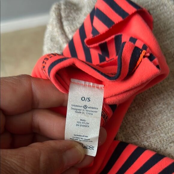 Lululemon Athletica Striped Top - Red and Black - Picture 5 of 5